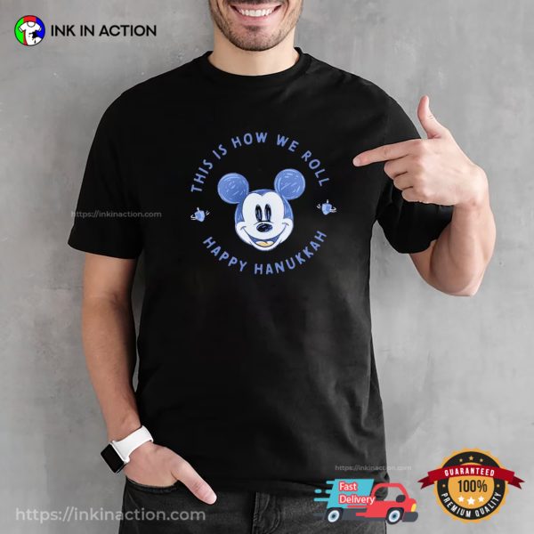 This Is How We Roll Happy Hanukkah Mickey Holiday T-shirt