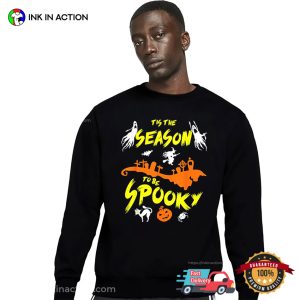 Tis The Season To Be Spooky Halloween Holiday T shirt