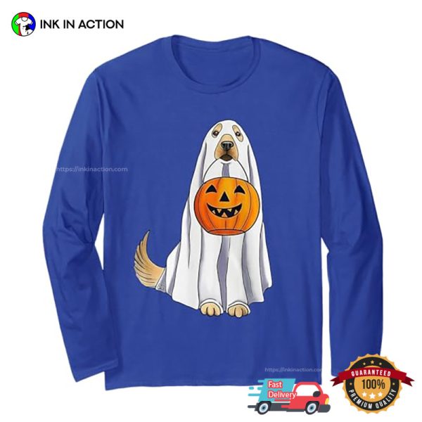 Trick Or Treat Spooky Golden Retriever T-shirt