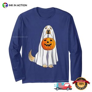 Trick Or Treat Spooky Golden Retriever T-shirt