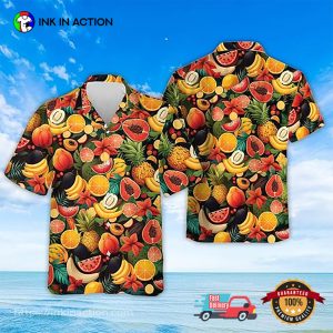 Tropical Summer Fruits Hawaiian Shirt