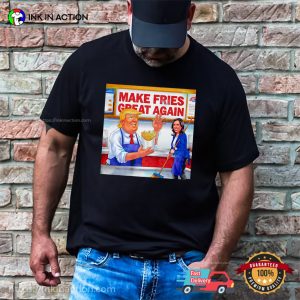 Trump Harris MaGaDonald’s make fries great again shirt