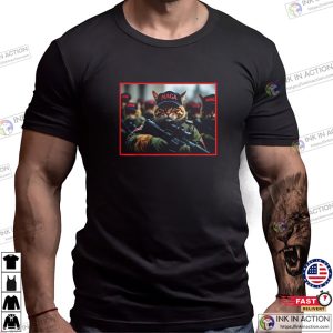 USA Cats Army MAGA Trump T-shirt