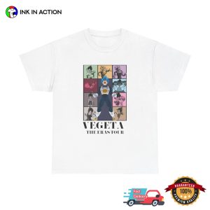 Vegeta The Eras Tour Dragon Ball Z Shirt 1