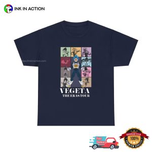 Vegeta The Eras Tour Dragon Ball Z Shirt 2