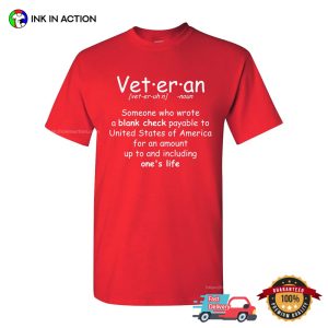 Veteran Definition Patriotic veterans day tee 1