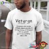 Veteran Definition Patriotic Veterans Day Tee