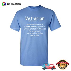 Veteran Definition Patriotic veterans day tee 3