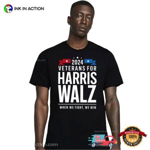 Veterans For Harris Walz 2024 Shirt 3