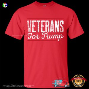 Veterans For Trump Support Donald Trump T shirt 2