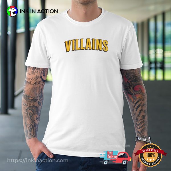 Villains Word Bold T-shirt