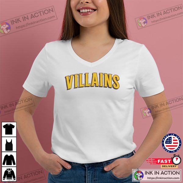 Villains Word Bold T-shirt