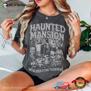 Vintage Haunted Mansion Comfort Colors Shirt 4