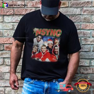 Vintage NSYNC Christmas T shirt 1