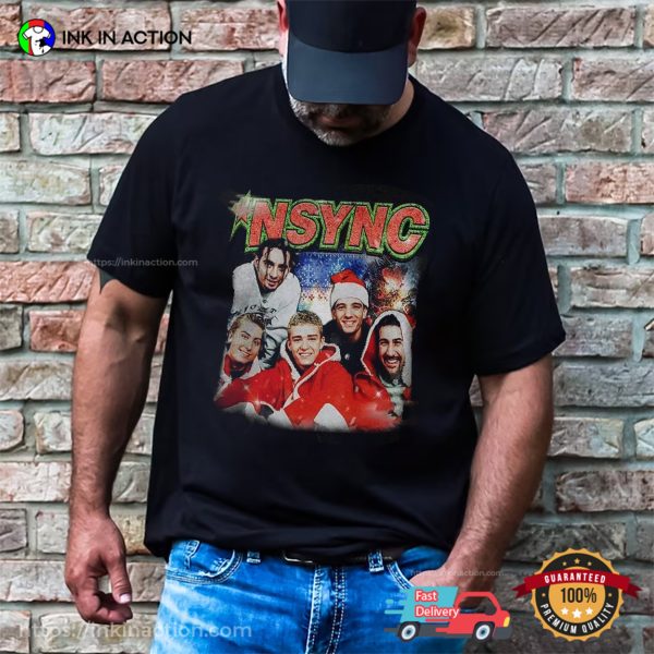 Vintage NSYNC Christmas T-shirt