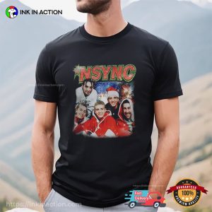 Vintage NSYNC Christmas T shirt 2