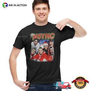 Vintage NSYNC Christmas T shirt 3