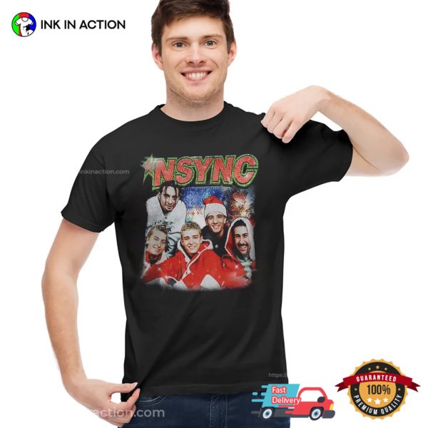 Vintage NSYNC Christmas T-shirt