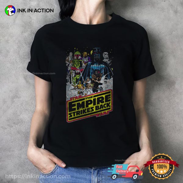 Vintage Star Wars The Empire Strikes Back Comic T-shirt