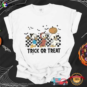 Vintage Trick or Treat Disney Ducks Comfort Colors T shirt 2
