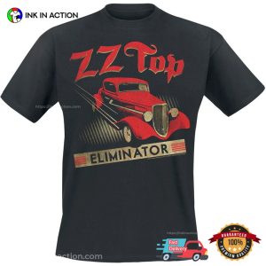 Vintage ZZ Top Eliminator Album Music T shirt 3