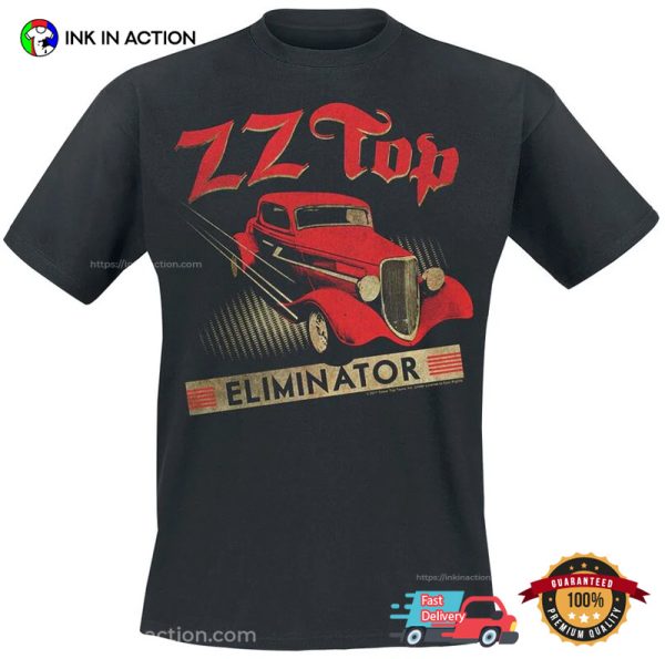 Vintage ZZ Top Eliminator Album Music T-shirt