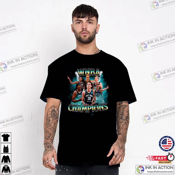 WNBA CHAMPIONS New York Liberty Basketball 90s T-shirt