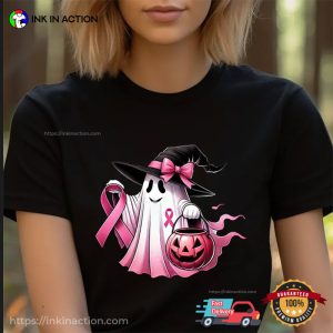 We Wear Pink Ghost Trick Or Treat T-shirt