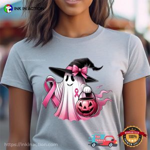 We Wear Pink Ghost Trick Or Treat T shirt 2