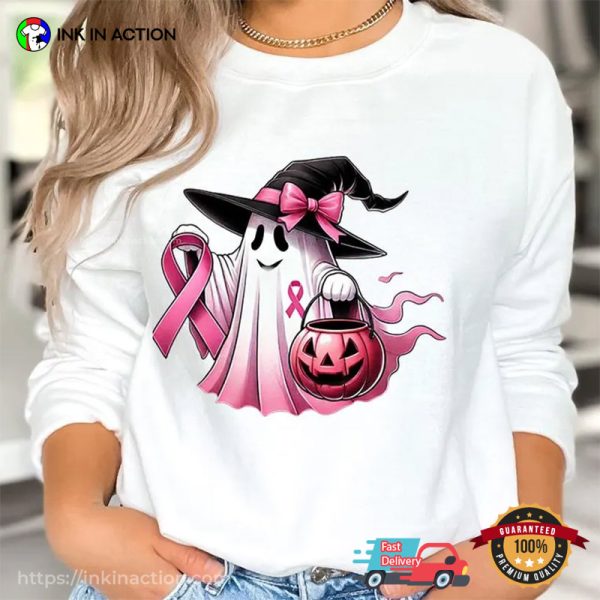 We Wear Pink Ghost Trick Or Treat T-shirt