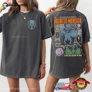 Welcome Foolish Mortals To The Haunted Mansion Retro Comfort Colors Tee 3