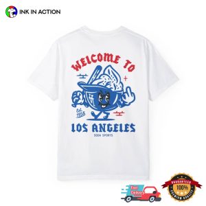 Welcome To Los Angeles Est 1958 2 Sided T shirt 2