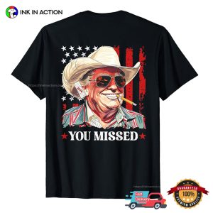 Western Cowboy Trump Funny President 2024 T shirt 4