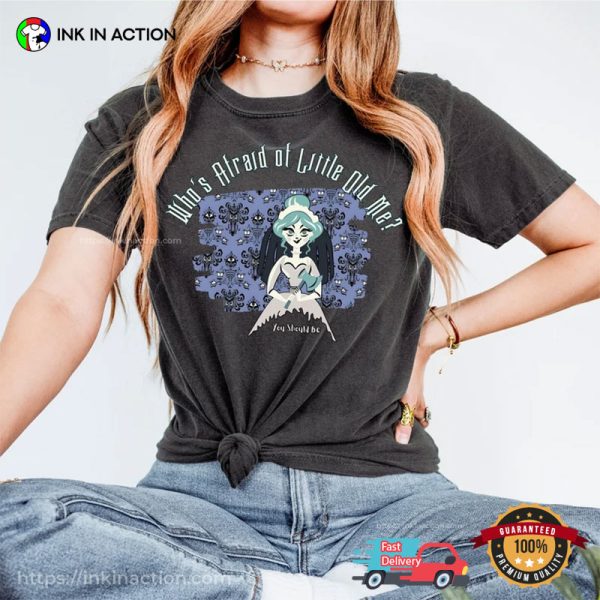 Who’s Afraid of Little Old Me Ghost Bride Comfort Colors Tee