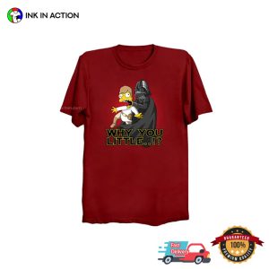 Why You Little The Simpsons Style Funny Star Wars T shirt 1