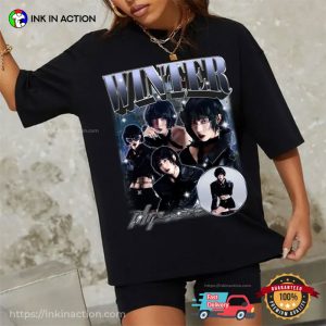 Winter Aespa 90s Style Graphic T-shirt