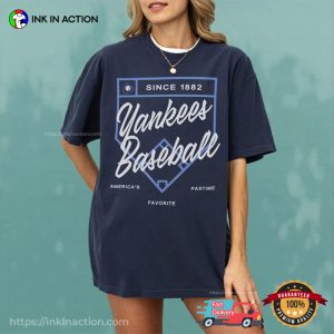 Yankees Baseball Since 1882 Retro Comfort Colors T shirt 1