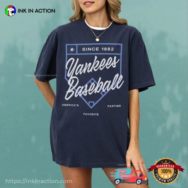 Yankees Baseball Since 1882 Retro Comfort Colors T-shirt