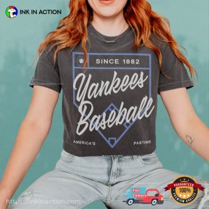 Yankees Baseball Since 1882 Retro Comfort Colors T shirt 4