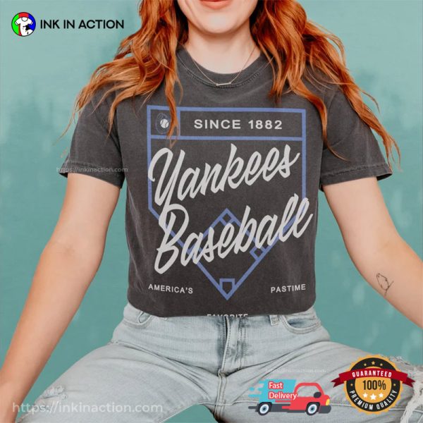 Yankees Baseball Since 1882 Retro Comfort Colors T-shirt