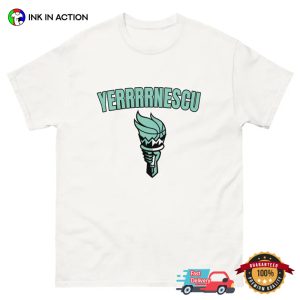 Yerrrrnescu sabrina ionescu new york liberty T shirt 1