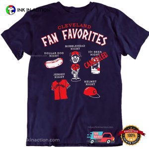 Cleveland Baseball Indians Fan Favorites T-shirt