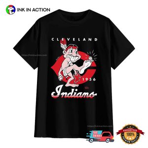 Cleveland Indians MLB 1956 Graphic T-shirt