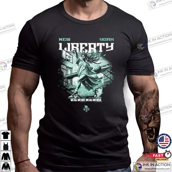 New York Liberty Basketball Lady Of The Court T-shirt