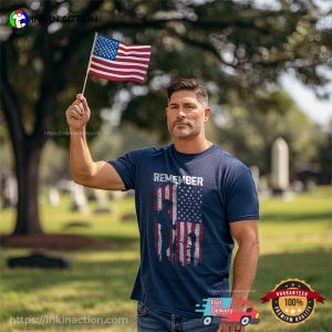 Remembrance Day America Flag Shirt