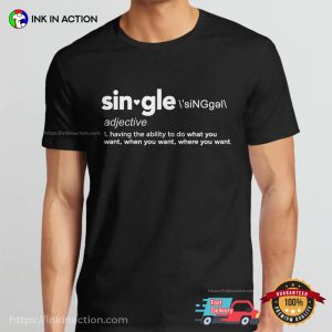 single definition Funny Anti Valentine Day tee 1