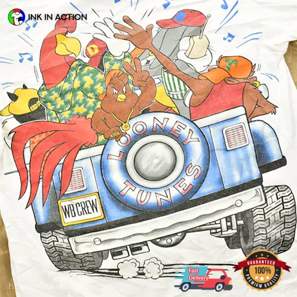 1993 Looney Tunes WB Crew Cartoon 2 Sided Shirts