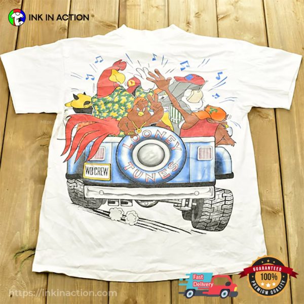 1993 Looney Tunes WB Crew Cartoon 2 Sided Shirts