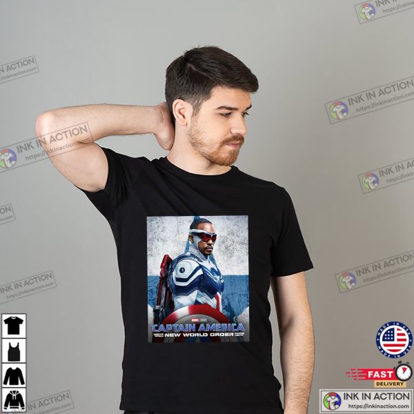 2024 Captain America New World Order Movie T-shirt