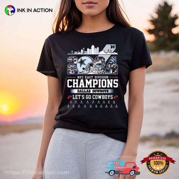 2024 NFC East Division Champions Dallas Cowboys Shirt